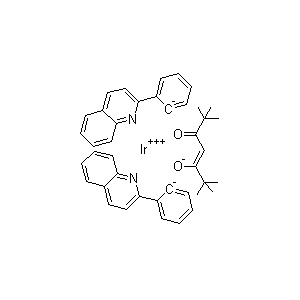(OC-6-33)-二[2-(2-喹啉基)苯基](2,2,6,6-四甲基-3,5-庚烷二酮)铱