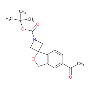 tert-butyl 5-acetyl-3H-spiro[azetidine-3,1-[2]benzofuran]-1-carboxylat