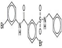 4-溴-N-(4-溴苯基)-3-[[(苯基甲基)氨基]磺酰基]苯甲酰胺