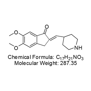 5,6-二甲氧基-2-(4-哌啶基)亚甲基-1-茚酮