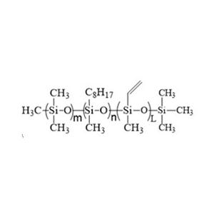 Vinylmethylsiloxane-Octylmethylsiloxane-Dimethylsiloxaneterpolymer
