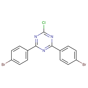 2,4-双(4-溴苯基L)-6-氯-1,3,5-三嗪