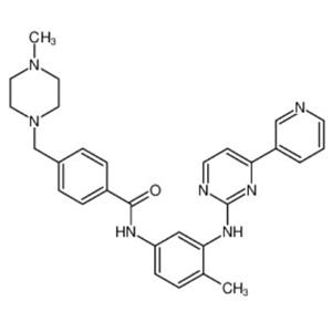 Imatinib; 4-[(4-methylpiperazin-1-yl)methyl]-N-(4-methyl-3-{[4-(pyridin-3-yl)pyrimidin-2-yl]amino}phenyl)benzamide