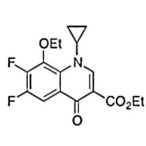 乙基 1-环丙基-8-乙氧基-6,7-二氟-4-氧代-1,4-二氢喹啉-3-甲酸酯