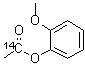 CAS 登录号：15212-03-0, 邻甲氧基苯酚乙酸酯-1-<sup>14</sup>C