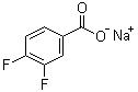 CAS 登录号：522651-44-1, 3,4-二氟苯甲酸钠盐