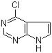 CAS 登录号：3680-69-1, 4-氯吡咯并嘧啶, 4-氯吡咯并[2,3-d]嘧啶, 6-氯-7-脱氮嘌呤
