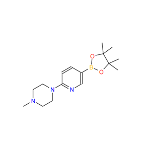 2-(4-甲基哌嗪-1-基)吡啶-5-硼酸频那醇酯；918524-63-7