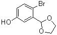 CAS 登录号：1160182-44-4, 4-溴-3-(1,3-二氧杂环戊烷-2-基)苯酚