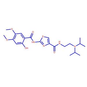 N-(2-(二异丙基氨基)乙基)-2-(2-羟基-4,5-二甲氧基苯甲酰胺)噻唑-4-甲酰胺185106-16-5
