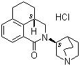 CAS 登录号：135729-62-3, 盐酸帕洛诺司琼, (3aS)-2-[(3s)-1-氮杂双环[2.2.2]辛烷基-2,3,3a,4,5,6-六氢-1-氧代-1H-苯并[de]异喹啉盐酸盐