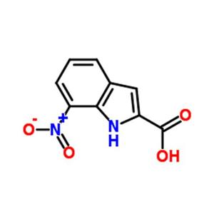 7-硝基吲哚-2-甲酸,7-Nitro-1H-indole-2-carboxylic acid,CRT0044876