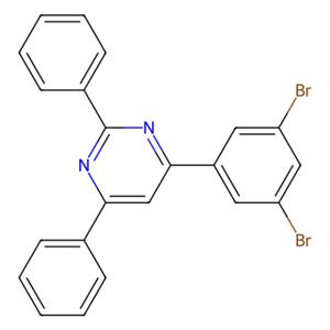 aladdin 阿拉丁 D155120 4-(3,5-二溴苯基)-2,6-二苯基嘧啶 607740-08-9 >98.0%(HPLC)(N)