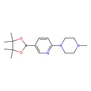 aladdin 阿拉丁 M188269 2-(4-甲基哌嗪子基)吡啶-5-硼酸频哪醇酯 918524-63-7 97%