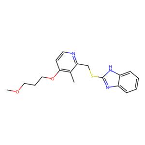 aladdin 阿拉丁 M131713 2-[[4-(3-甲氧基丙氧基)-3-甲基吡啶-2-基]甲基]硫代]-1H-苯并咪唑 117977-21-6 98%