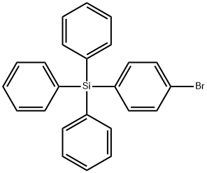 4-bromotetraphenylsilane structure