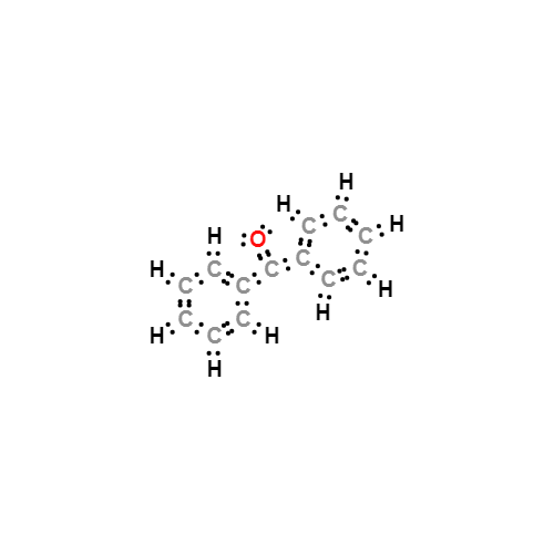 c13h10o lewis structure