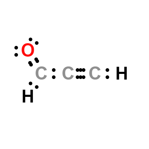 c3h2o lewis structure