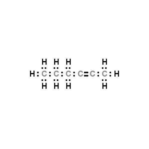 ch3c2(ch2)2ch3 lewis structure