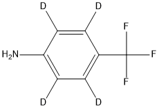 4-三氟甲氨基苯-2,3,5,6-d4,1219795-48-8,结构式