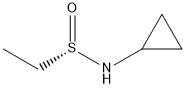(S)-N-cyclopropylethanesulfinamide,,结构式