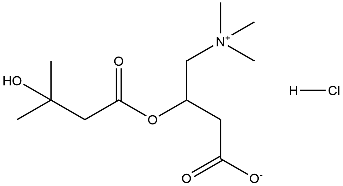 3-Hydroxyisovalerylcarnitine HCl Struktur