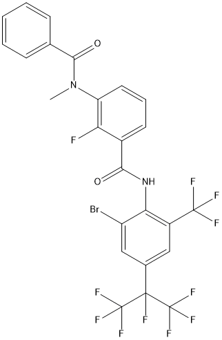 溴虫氟苯双酰胺,1207727-04-5,结构式