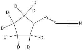 [2H9]-3-环戊丙烯腈,1513884-14-4,结构式