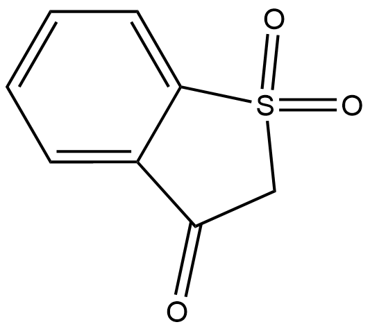 3-OXO-2,3-DIHYDROBENZO[B]THIOPHENE 1,1-DIOXIDE Structure