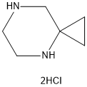 4,7-二氮杂螺[2.5]辛烷双盐酸盐,145122-56-1,结构式
