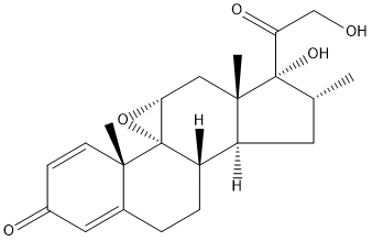 Dexamethasone Impurity I Struktur