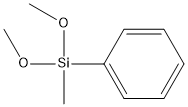 ジメトキシメチルフェニルシラン 化学構造式