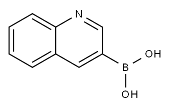 喹啉-4-硼酸,371764-64-6,结构式