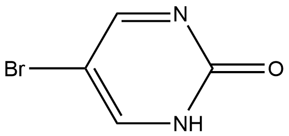 5-ブロモ-2-ヒドロキシピリミジン 化学構造式