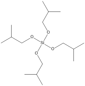 オルトけい酸テトライソブチル 化学構造式