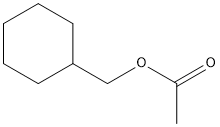 Cyclohexylmethyl Acetate Struktur