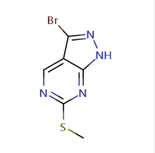 3-溴-6-(甲巯基)-1H-吡唑并[3,4-D]嘧啶 产品图片