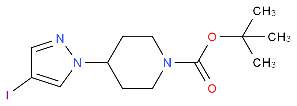 4-（4-碘-1H-吡唑-1-基）-1-哌啶羧酸-1,1-二甲基乙酯 TNK-2 产品图片