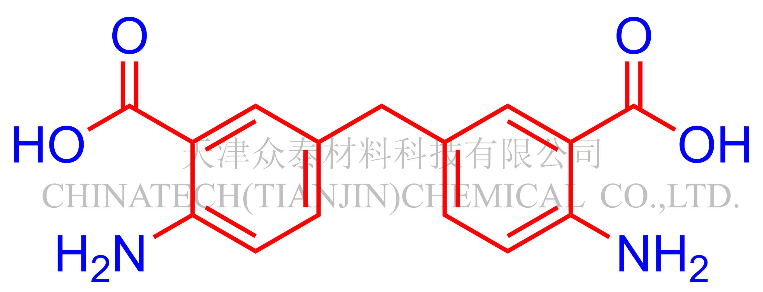 6,6'-双氨基-3,3'-甲叉基二苯甲酸(MBAA) 产品图片