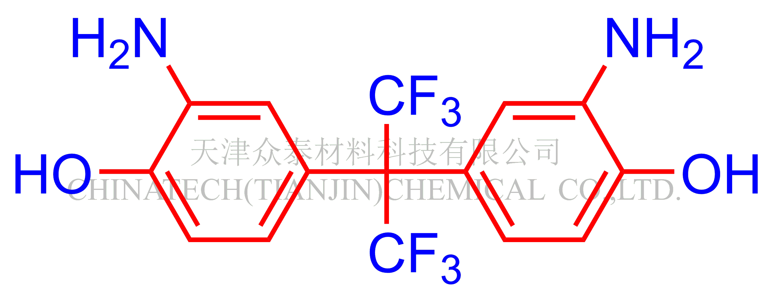 2,2-双(3-氨基-4-羟基苯基) 六氟丙烷(6FAP) 产品图片