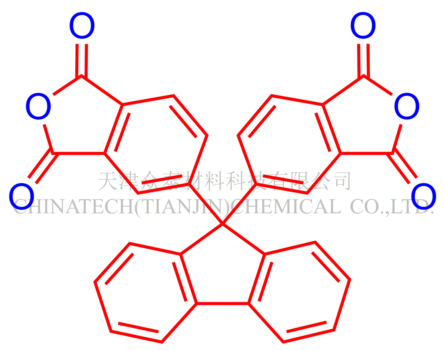 9,9-双(3,4-二羧基苯基)芴二酸酐(BPAF) 产品图片