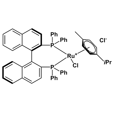 氯[（R )-(+)-2,2' - 双（二苯基膦）-1,1' - 联萘]（伞花烃）氯化钌（II） 产品图片