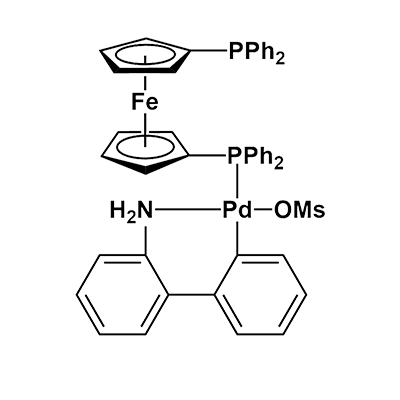 甲磺酸[1,1’-双(二苯基膦)二茂铁](2'-氨基-1,1'-联苯-3-基)钯(II) 产品图片