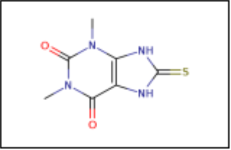 1,3-二甲基-8-硫代-3,7,8,9-四氢-1H-嘌呤-2,6-二酮 1784-70-9 产品图片