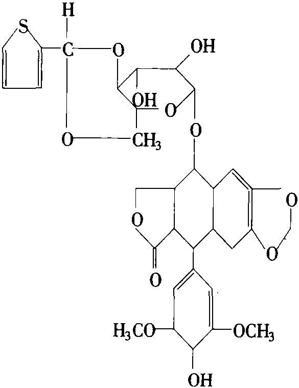 替尼泊苷 4'-去甲基表鬼臼毒素-Β-D-葡萄糖甙 产品图片