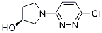 (S)-1-(6-Chloro-pyridazin-3-yl)-pyrrolidin-3-ol Struktur