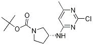 (R)-3-(2-Chloro-6-methyl-pyrimidin-4-ylamino)-pyrrolidine-1-carboxylic acid tert-butyl ester|