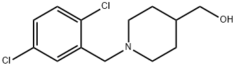 1-(2,5-二氯-苄基)-哌啶-4-基]-甲醇 结构式