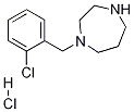 1-(2-Chloro-benzyl)-[1,4]diazepane hydrochloride Structure