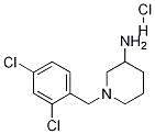 1-(2,4-Dichloro-benzyl)-piperidin-3-ylamine hydrochloride Structure